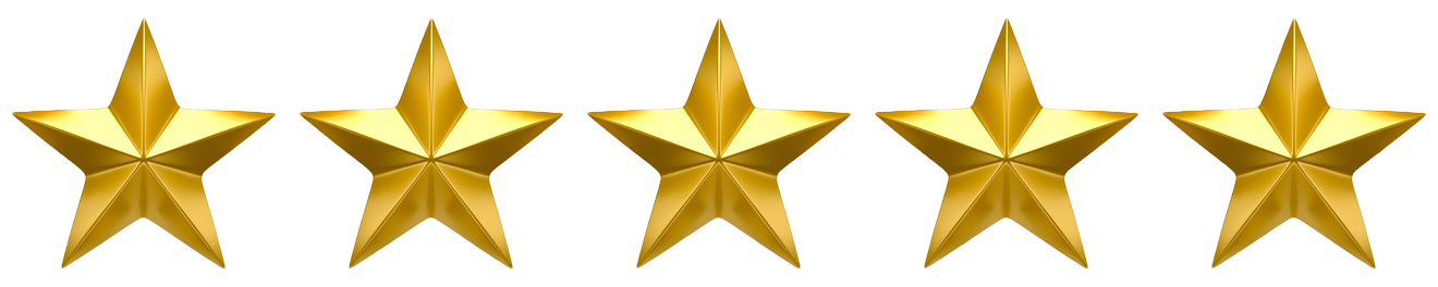 5 star rating on TrustPilot